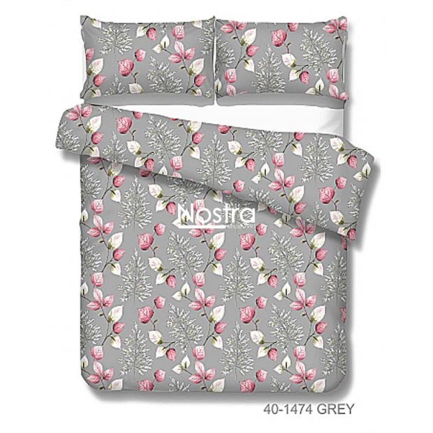 Cotton bedding set DANIELLA 40-1474-GREY