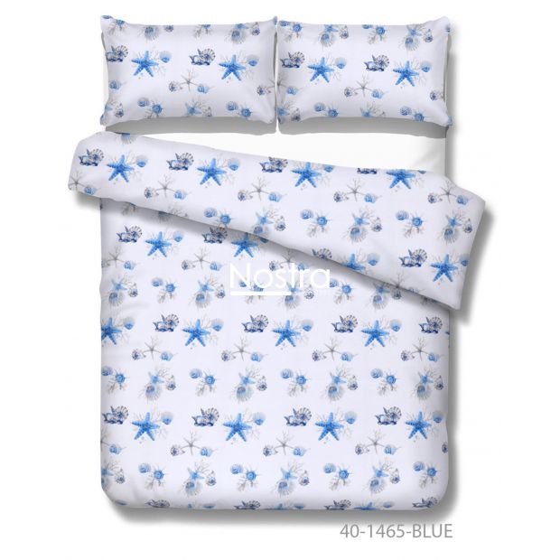 Cotton bedding set DANIKA 40-1465-BLUE