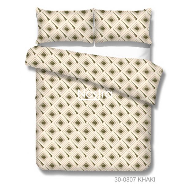 Cotton bedding set DEON 30-0807-KHAKI