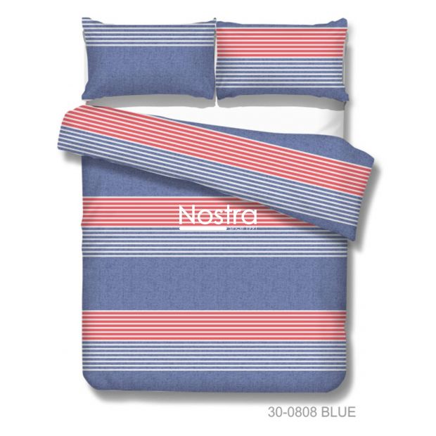 Cotton bedding set DOTTIE 30-0808-BLUE