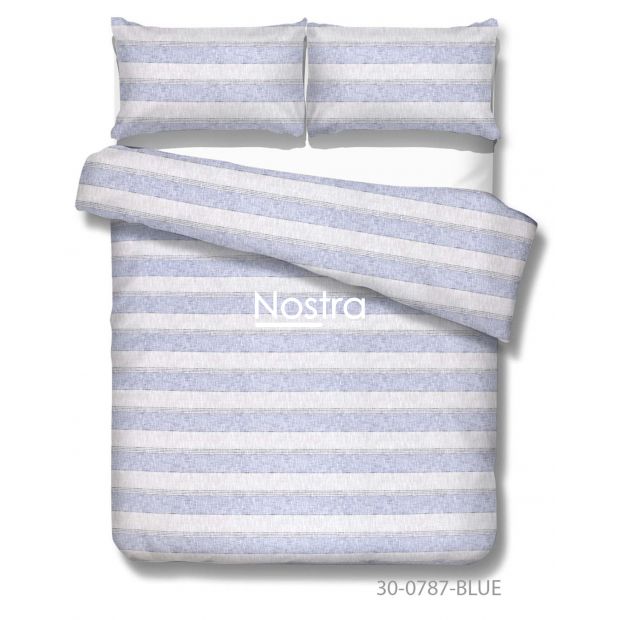 Cotton bedding set DRAYA 30-0787-BLUE