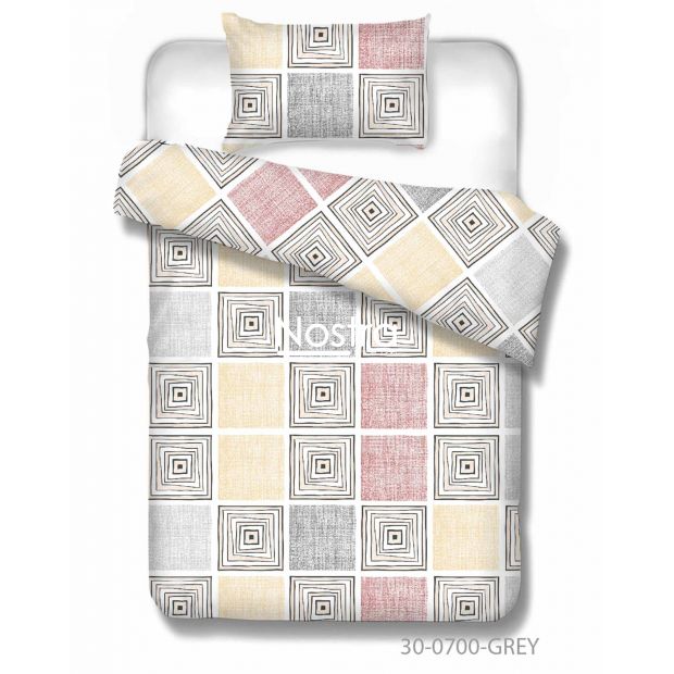 Cotton bedding set DASIA 30-0700-GREY