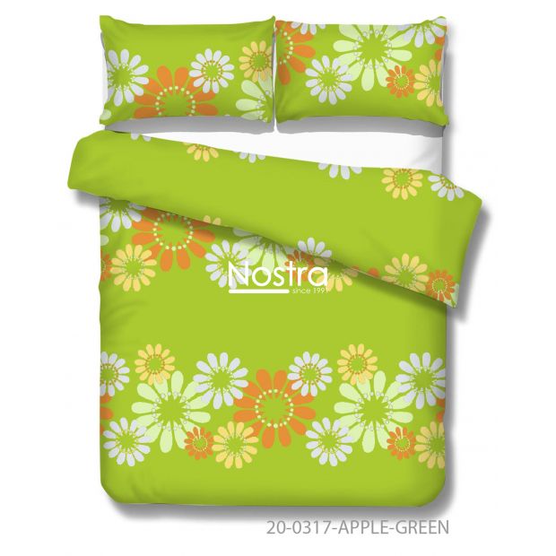 Cotton bedding set DANAE 20-0317-APPLE GREEN