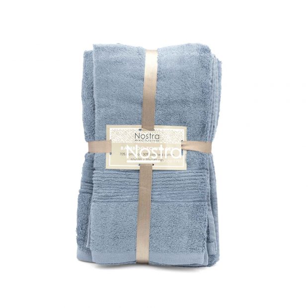 Bamboo towels set BAMBOO-600 T0105-DUSTY BLUE