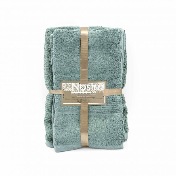 Bamboo towels set BAMBOO-600 T0105-DUSTY GREEN