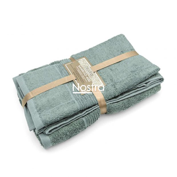 Bamboo towels set BAMBOO-600 T0105-DUSTY GREEN