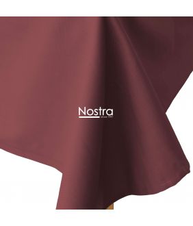 Flat cotton sheet 00-0023-WINE RED 00-0023-WINE RED