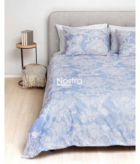 PREMIUM maco sateen bedding set CECILIA 40-0876-FOREVER BLUE 40-0876-FOREVER BLUE