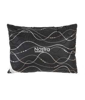 Pillow VASARA with zipper 70-0016-BLACK SILVER DF 70-0016-BLACK SILVER DF