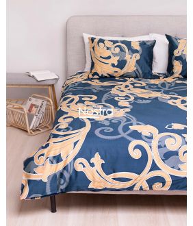 Sateen bedding set ALAYNA 40-1040-DARK BLUE 40-1040-DARK BLUE