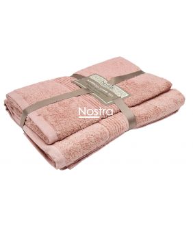 Bambukinių rankšluosčių komplektas BAMBOO-600 T0105-ROSE T0105-ROSE