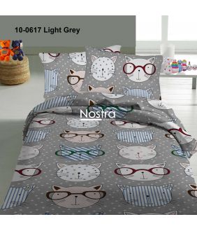 Children bedding set SMART CATS 10-0617-LIGHT GREY 10-0617-LIGHT GREY