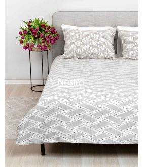 Flannel bedding set BERNADETTE 30-0779-GREY 30-0779-GREY