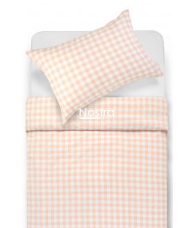 Flannel bedding set BRADLEY 30-0785-PEACH 30-0785-PEACH