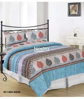 Cotton bedding set DARLENE 40-1460-AQUA