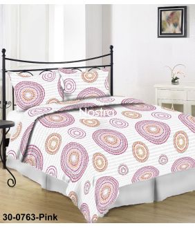 Seersucker bedding set EVY 30-0763-PINK