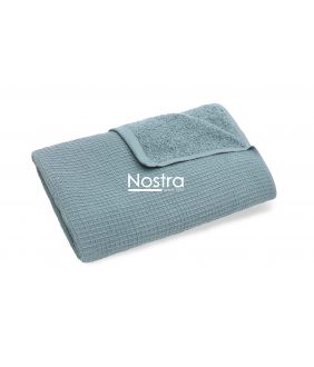 Towels 500 WAFFLE TERRY 500-T0189-BLUE FOG 500-T0189-BLUE FOG