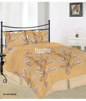 Cotton bedding set DAELYN 40-1476-BEIGE