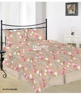 Cotton bedding set DANIELLA 40-1474-SESAME