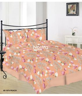 Cotton bedding set DANIELLA 40-1474-PEACH