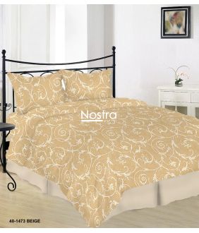 Drobės patalynės komplektas DAHLIA 40-1473-BEIGE