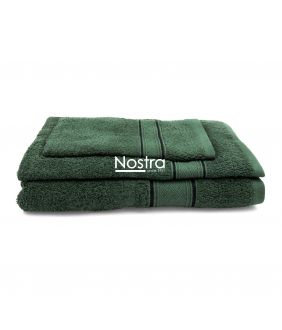 3 piece towel set T0184 T0184-PINE GREEN 161 T0184-PINE GREEN 161