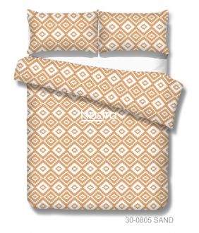 Polycotton bedding set GEOMETRY 30-0805-SAND 30-0805-SAND