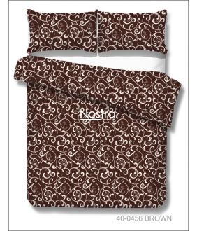 Cotton bedding set DIYA 40-0456-BROWN