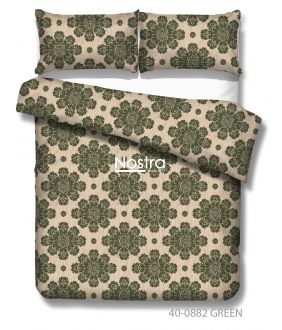 Sateen bedding set ALEXIS 40-0882-GREEN 40-0882-GREEN