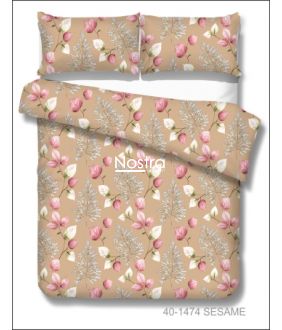 Cotton bedding set DANIELLA 40-1474-SESAME