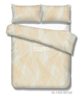 Polycotton bedding set ABSTRACT 40-1495-BEIGE 40-1495-BEIGE