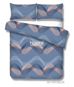 Cotton bedding set DOLLY 40-1478-BLUE 40-1478-BLUE