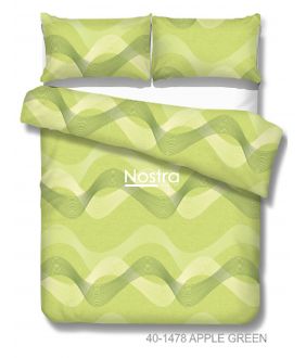 Cotton bedding set DOLLY 40-1478-APPLE GREEN 40-1478-APPLE GREEN