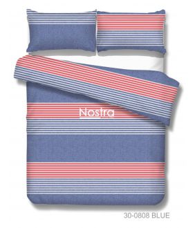 Cotton bedding set DOTTIE 30-0808-BLUE 30-0808-BLUE